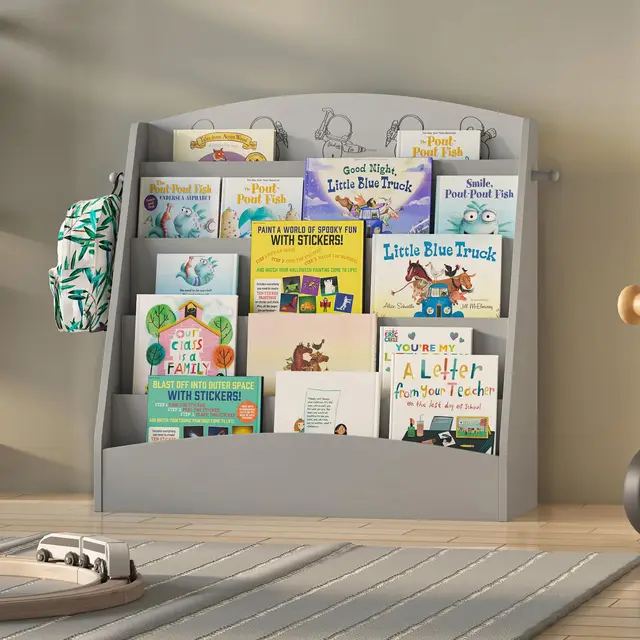 keepreaper kinder bücherregal 5 fächer