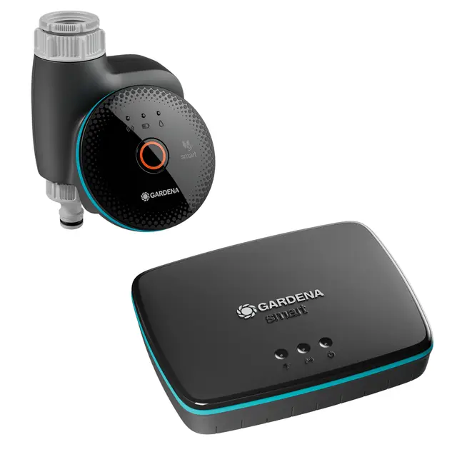 Gardena smart Water Control Set Bewässerungssteuerung; smart: Datengesteuerte Bewässerung*, Smart Home Integration*, Clevere Bewässerung, Hochwertige Ventiltechnik (19043-20)