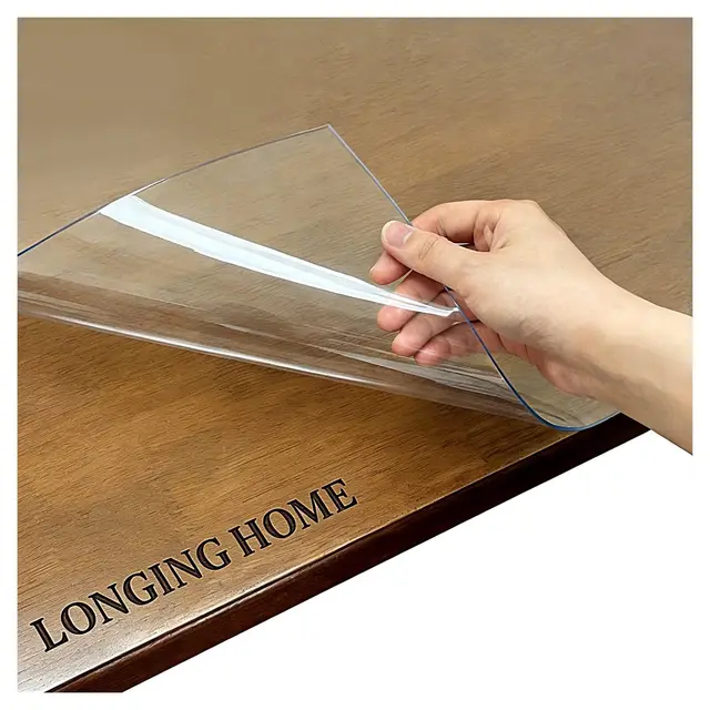 longing home tischfolie transparent