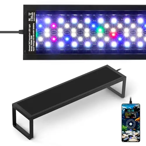 fishkeeper 6-Row WRGB LED Aquarium Beleuchtung 24W