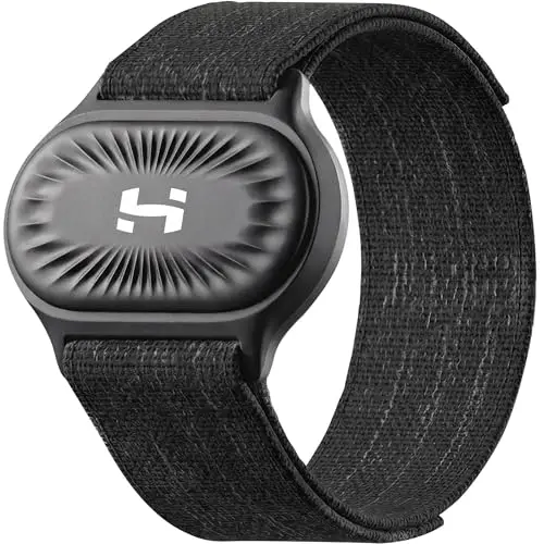 HandPlus Heart Rate Monitor, Comfort Training-Grade Optical Fitness Tracker, Advanced Optical HR with Zone Accuracy, 72h Offline Storage, Bluetooth & ANT+ for Fitness Training