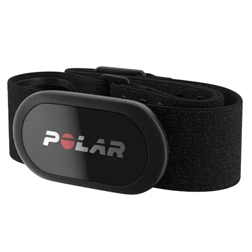 Polar H10 HF-Sensor – Schwarz ANT+ & Bluetooth, EKG-Genauigkeit, HRV-Messung, Wasserdicht, maschinenwaschbarer Gurt, Akkus, bequem Sitz kompatibel mit vielen Sportarten & Fitnessgeräten XS-S 62-74cm
