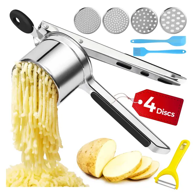 yunydsm kartoffelpresse edelstahl 4