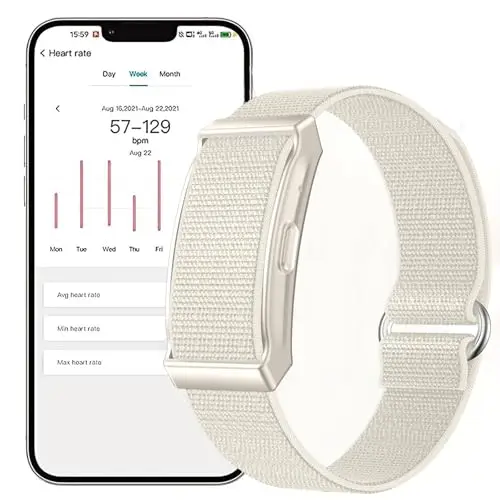 Fitness Armband ohne Display mit 2 Armbänder, Smart Band Aktivitätstracker Schlaftracker Schrittzähler Langer Akkulaufzeit Wecker Armband Vibration Laufuhr