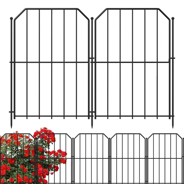 Yeabett Metall-Gartenzaun Set