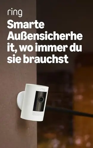 Ring Außenkamera Akku (Stick Up Cam Battery) | Überwachungskamera aussen mit 1080p-HD-Video, WLAN, witterungsbeständig, geeignet für Haus & Grundstück, Alexa-kompatible Sicherheitskamera | 2 Kameras