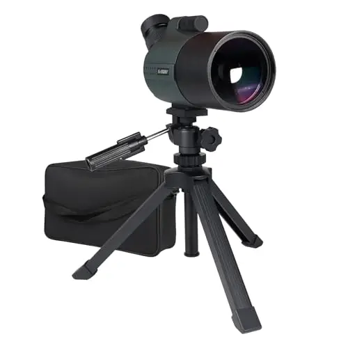 Svbony SV41Pro Mak Spektiv, 28-84X80 FMC Dual Speed Fokus für Sportschützen, Kompatibel mit SC001, Wasserdichtes Spektive mit Stativ für Vogelbeobachtung Mond Astronomische Beobachtung, Stargazing