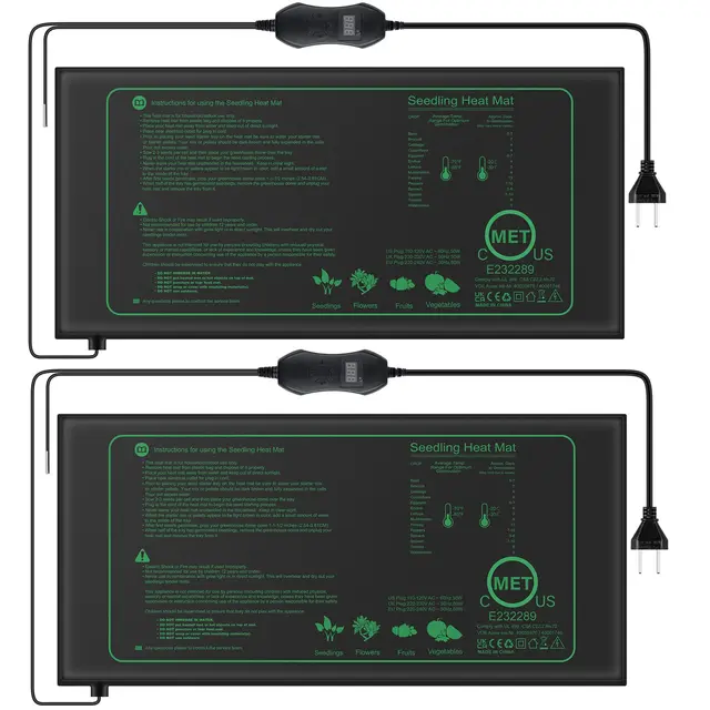 mojimdo 50w heizmatte mit thermostat