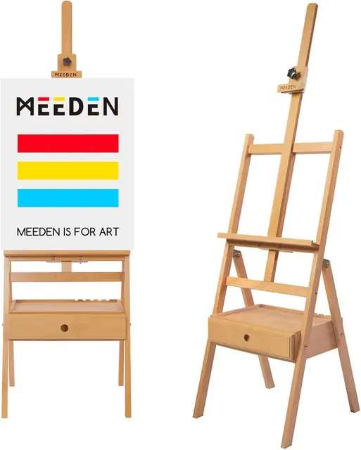meeden buchenholz staffelei mit