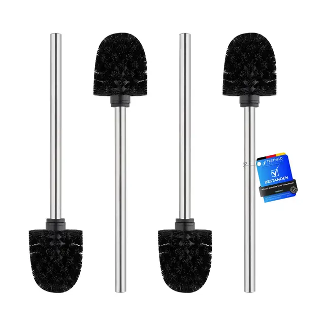 ibergrif wc bürste set 4-tlg edelstahl