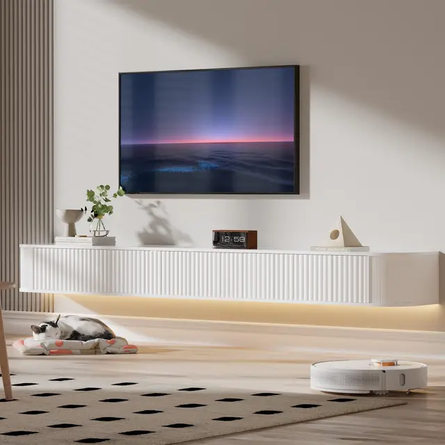 purfino schwebender tv-schrank 200cm