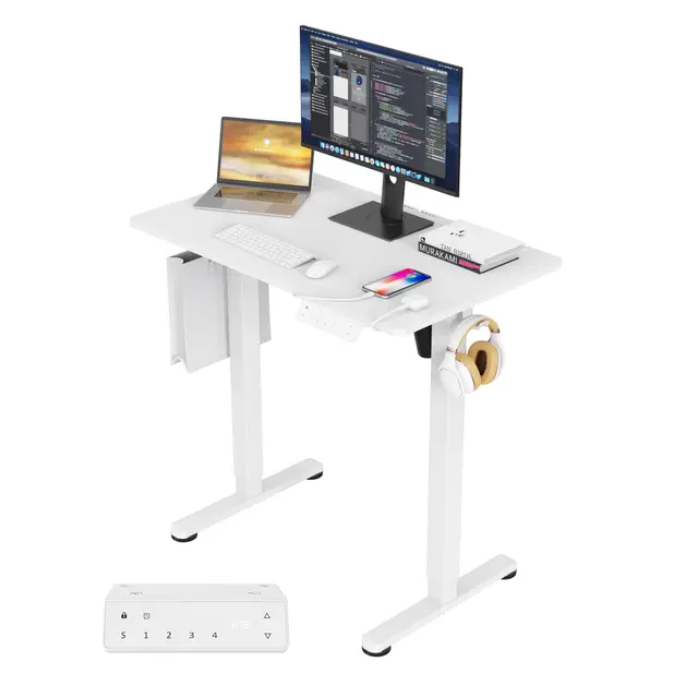 Geleisens G-SJ Elektrischer Stehpult 120x60 cm höhenverstellbar mit USB