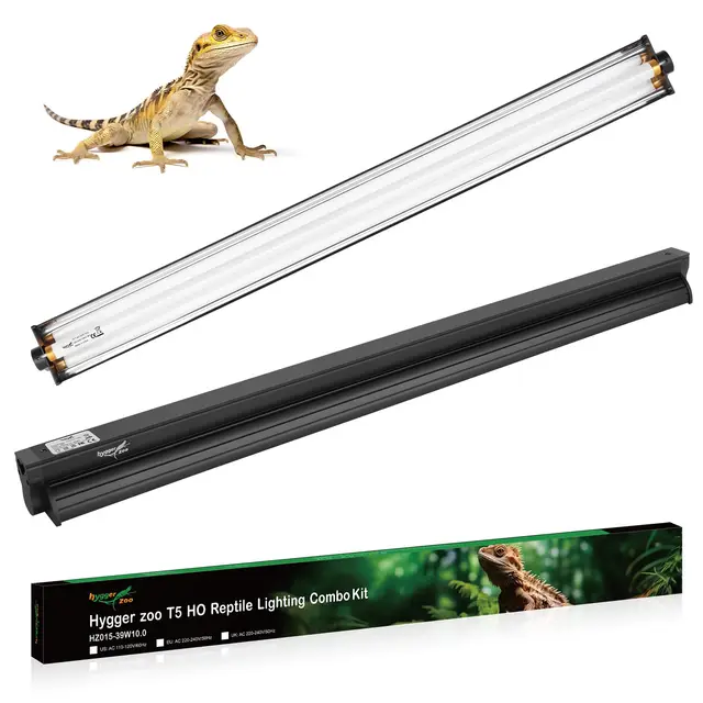 hygger t5 uv10 terrariumlampe