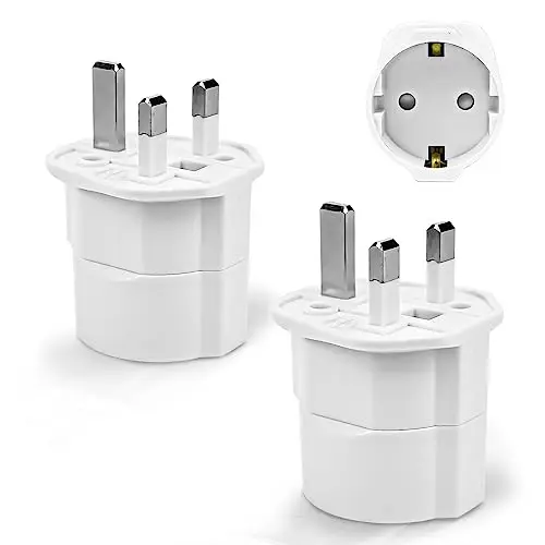 towkom reiseadapter typ g uk 2 stück
