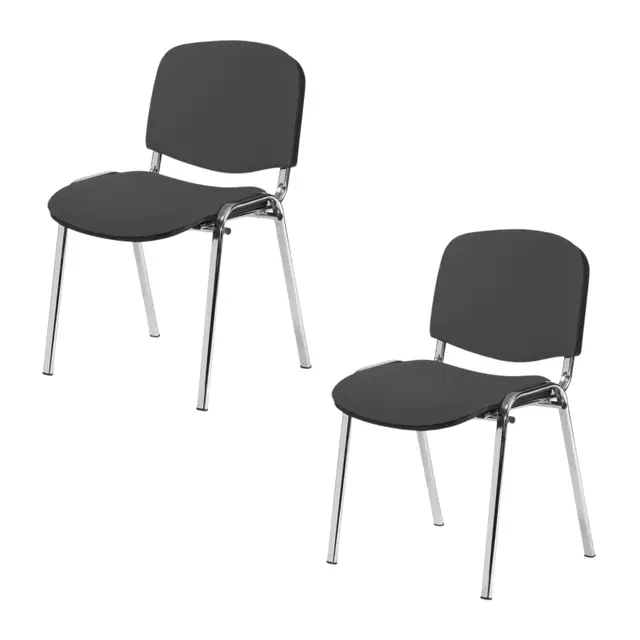 Topsit ISO Chrom Besucherstuhl 2er Set