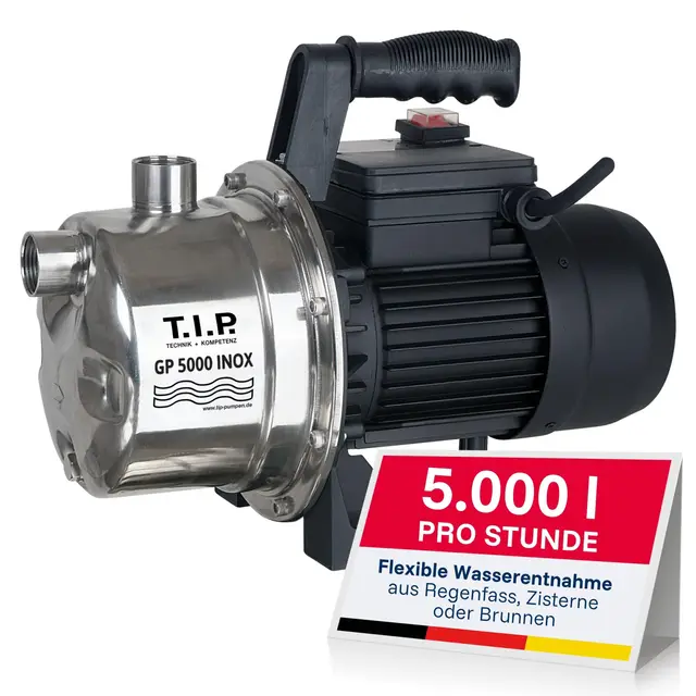 T.I.P. GP 5000 INOX Gartenpumpe