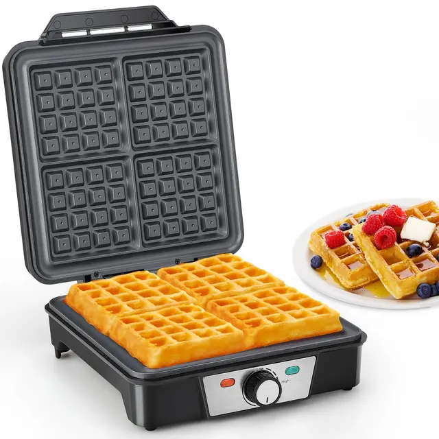 vinato waffeleisen 4 waffeln 1200w