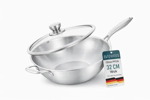 batoris wokpfanne 32 cm induktion