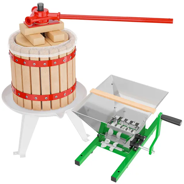 wiltec obstpresse 12l buchenholz