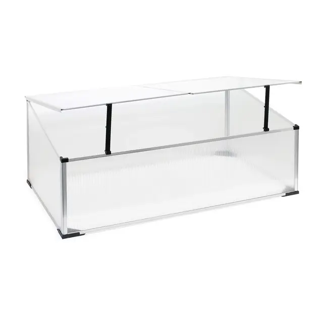 wiltec frühbeet gewächshaus alu 100x60