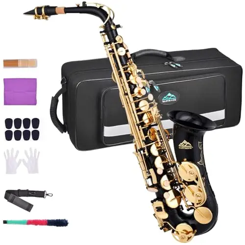 eastrock altsaxophon messing schwarz