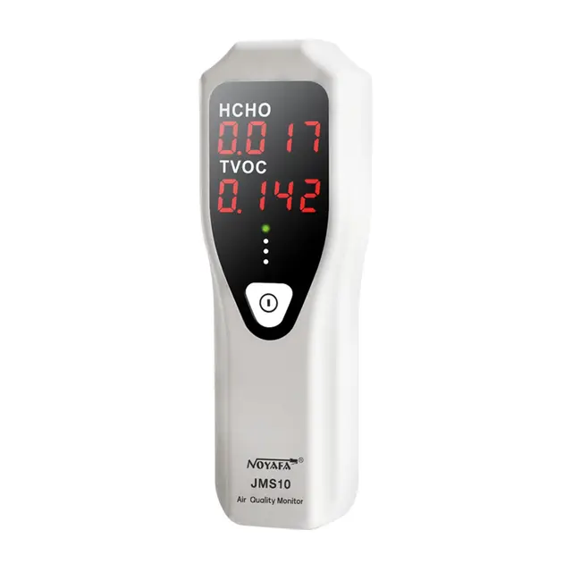 Irfora Tragbarer Formaldehyd-Detektor Raumluftqualitätsmonitor HCHO und TVOC-Monitor mit akustischer Alarm-LED-Anzeige für HVAC-Heimsysteme