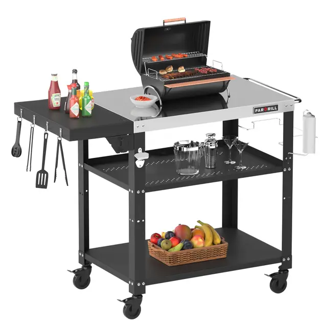pargrill pa23003a grillwagen klappbar