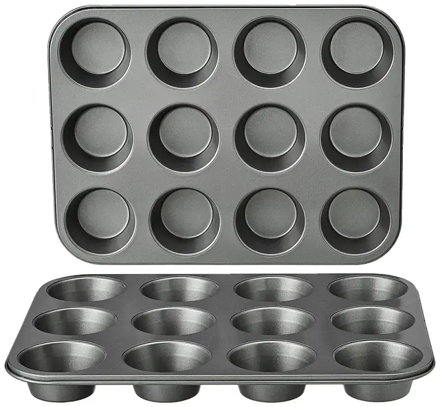 amazon basics muffin form rund 2er pack