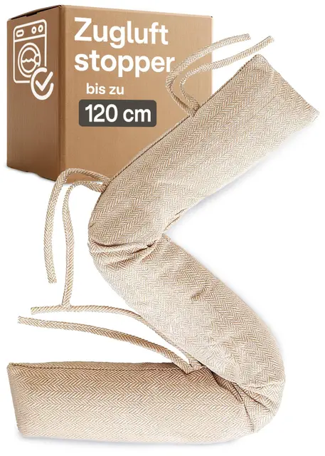 praknu zugluftstopper 120cm beige 500g