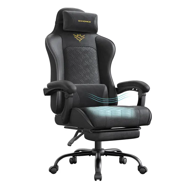 SONGMICS OBG079B01 Gaming-Stuhl
