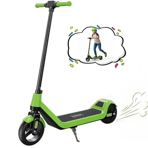 TODIMART E Scooter Kinder, 15 km Reichweite, 6.5" Ultraleicht E Roller Kinder 6-12 Jahre mit Bunte Lichter, LED-Lichter & Display, Elektroroller für Kinder, 3 Geschwindigkeitsmodi (6, 10, 16 km/h)