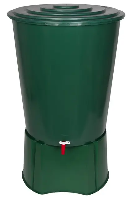 Kreher Regentonne 310 L Kunststoff Grün
