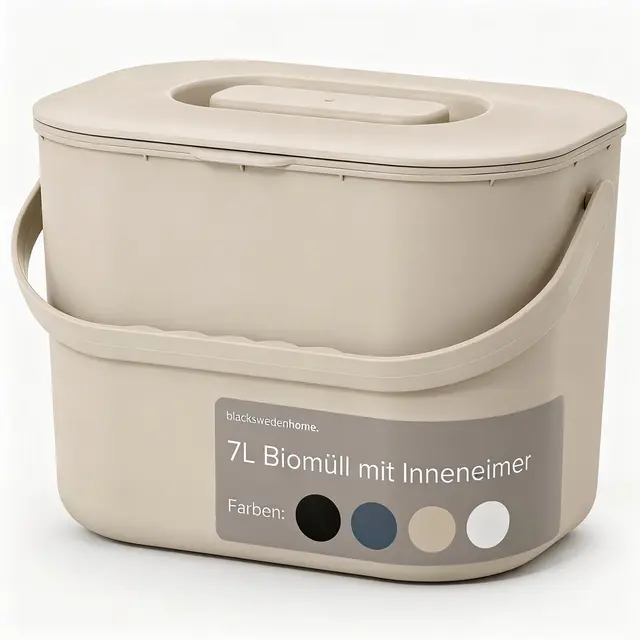 black sweden home biomülleimer 7 liter