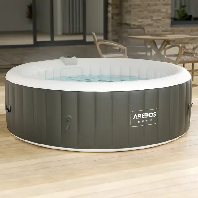 Arebos AR-HE-SPA6RAH aufblasbarer Whirlpool 6 Personen