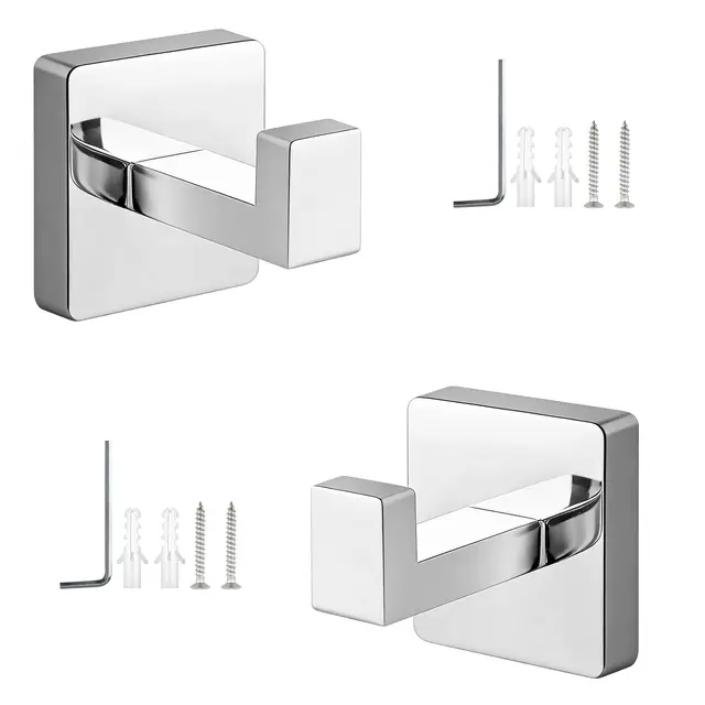 lwlwa handtuchhaken edelstahl 2er set