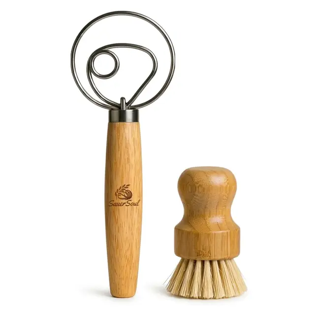 sauersoul dänischer teigbesen set mit