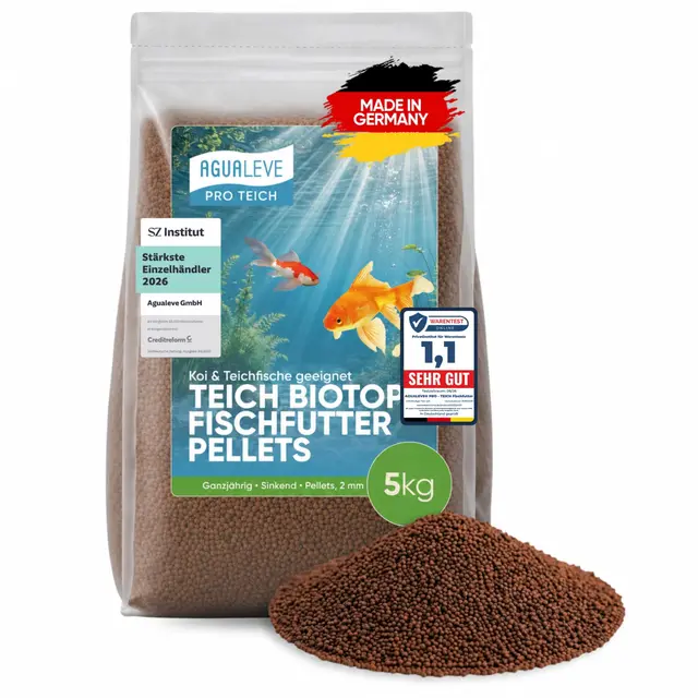 agualeve pro teich biotopfischfutter