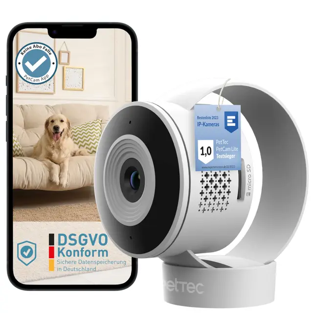 pettec cam lite haustierkamera