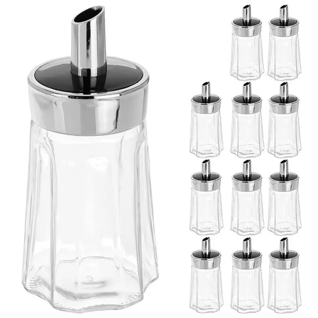 murago 12er set zuckerstreuer glas mit