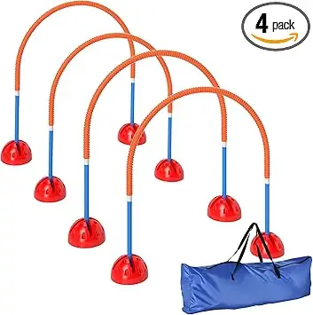 pawhut agility set 4-tlg hunde training