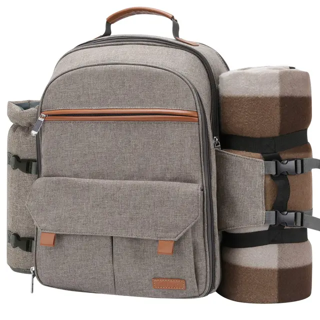 sunflora picknickrucksack set 4 personen