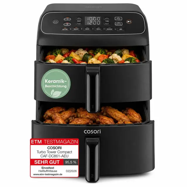 COSORI Turbo Tower Heißluftfritteuse