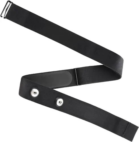 Cardio-Gürtel Verstellbar (70 cm bis 105 cm) für Herzfrequenzsensor, Bluetooth Ant+ Compatible with Garmin, Wahoo, Polar H10 H9, Coospo, Magene, Bryton, Livlov, Ideal für Sport und Fitness