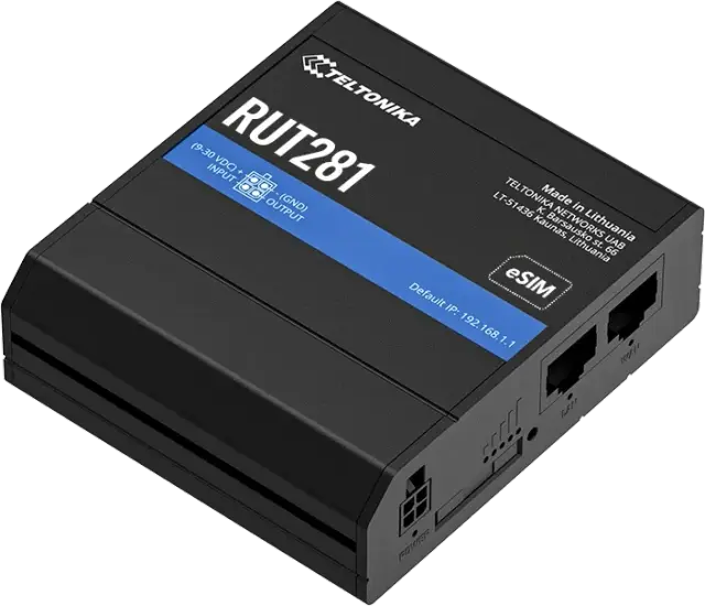 Teltonika RUT281 eSIM LTE Router
