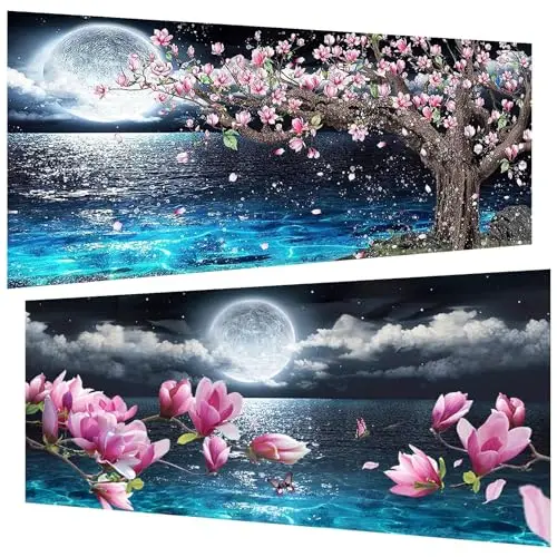 pujeknm 2er set 30x60 cm 5d mond