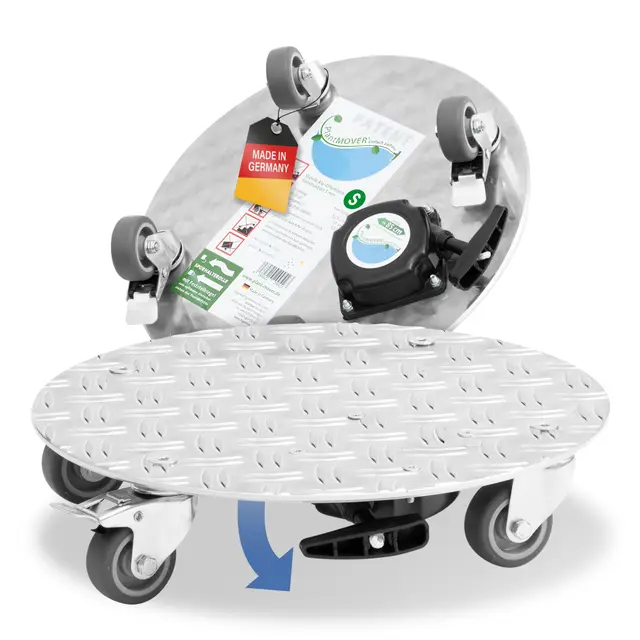 plantmover pflanzenroller mit seilzug