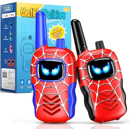 Walkie Talkie Kinder, Spielzeug ab 3 4 5 6 7 8 9 10 Jahre Geschenk Junge Mädchen 3-12 Jahre Ostergeschenke Kinder Walki Talki Outdoor Spielzeug Funkgerät Spielsachen Spiele für Jungen