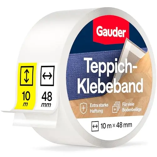 gauder teppichklebeband 48mm x 10m