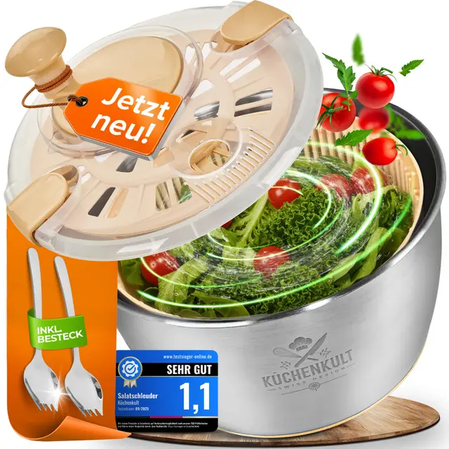 küchenkult salatschleuder 5l
