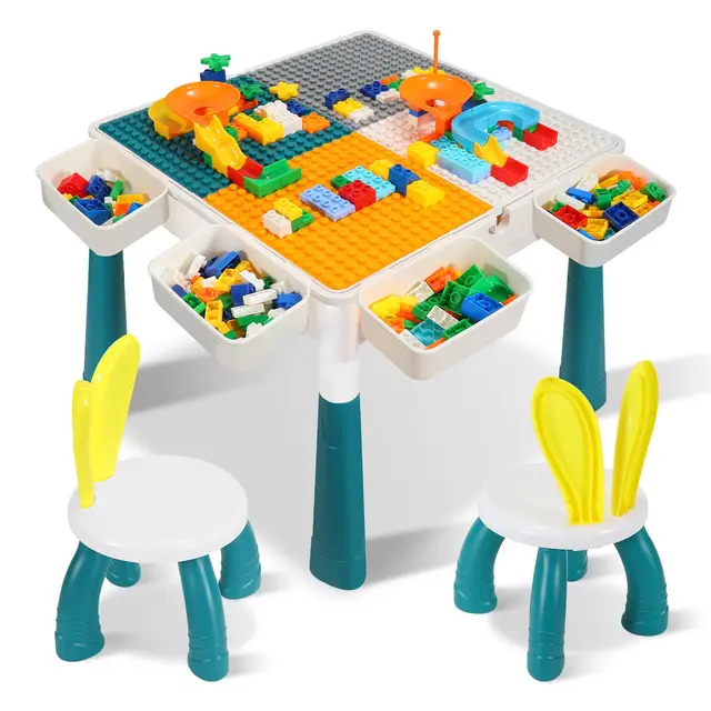 vigevee kindertisch mit 2 stühlen